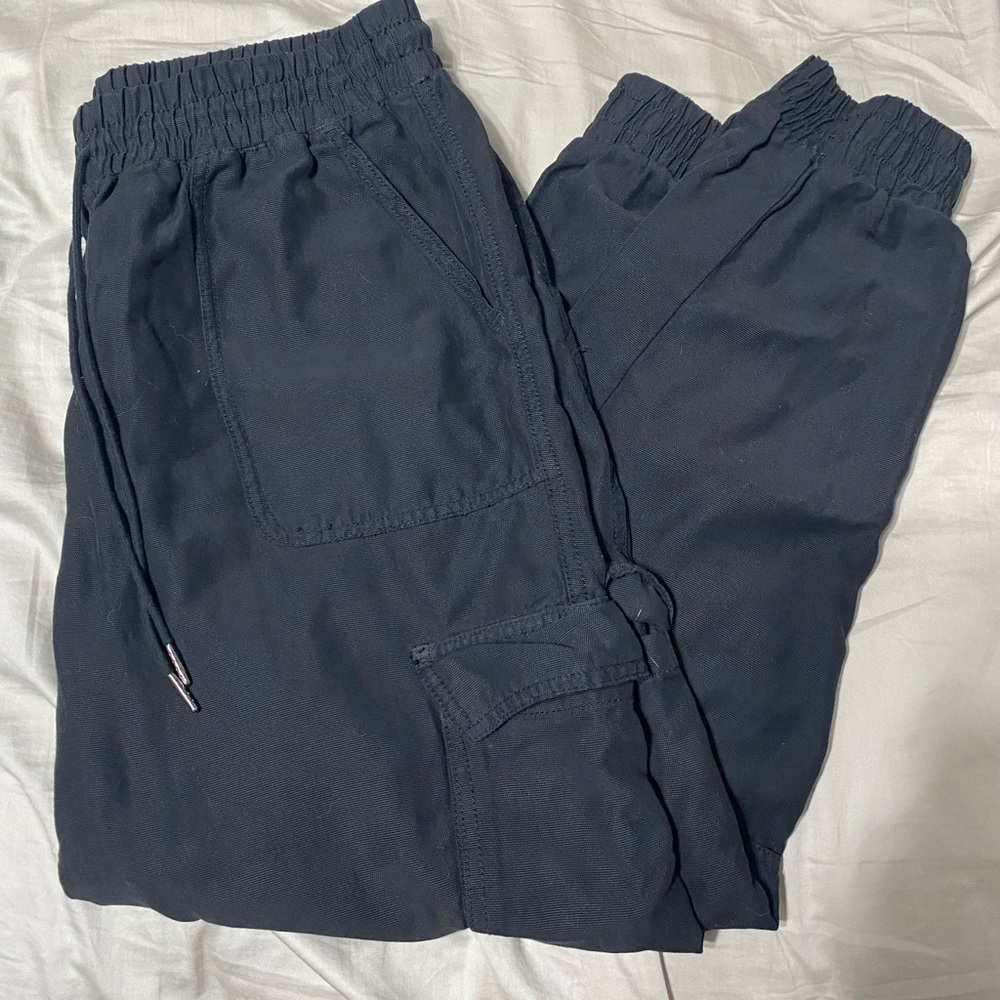 Garage black joggers